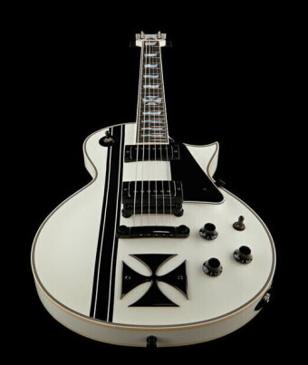 ESP James Hetfield IRON CROSS Snow White ESP James Hetfield IRON CROSS Snow White Фото 4