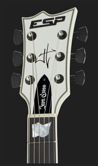 ESP James Hetfield IRON CROSS Snow White ESP James Hetfield IRON CROSS Snow White Фото 6