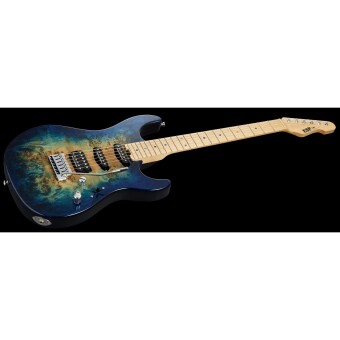 ESP Originals Japan Snapper CTM Poplar Burl Maple Fingerboard Nebula Pink Purple Burst ESP Originals Japan Snapper CTM Poplar Burl Maple Fingerboard Nebula Pink Purple Burst Фото 3