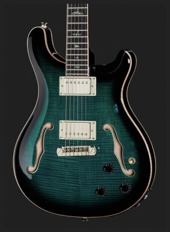 PRS SE Hollowbody II Piezo Blue Smokeburst PRS SE Hollowbody II Piezo Blue Smokeburst Фото 9