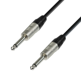 Adam Hall Cables K4 IPP 0600 - Instrument Cable REAN 6.3 mm Jack mono to 6.3 mm Jack mono 6 m
