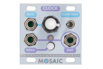 Mosaic 1U Clock