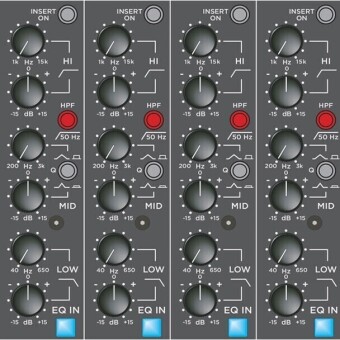 Trident 68 - 16 Channel 8 Buss Console With LED Meter Bridge Фото 5