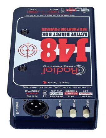 Radial J48 1-channel Active 48v Direct Box Фото 9