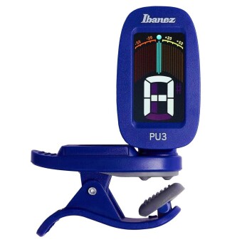 Ibanez PU3-BL Clip Auto Tuner Blue, Chromatic