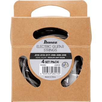 Ibanez PIEGS61 String Set 6-Str. 4Pcs For Electric Guitar Nickel Wound, Regular Light
