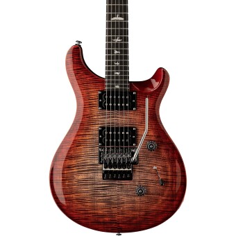 PRS SE Custom 24 Floyd Rose Charcoal Cherry Burst Фото 3
