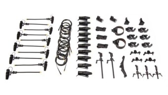 DPA 4099 CORE+ Rock Touring Kit, 10 Mics and accessories, Extreme SPL, Peli cased