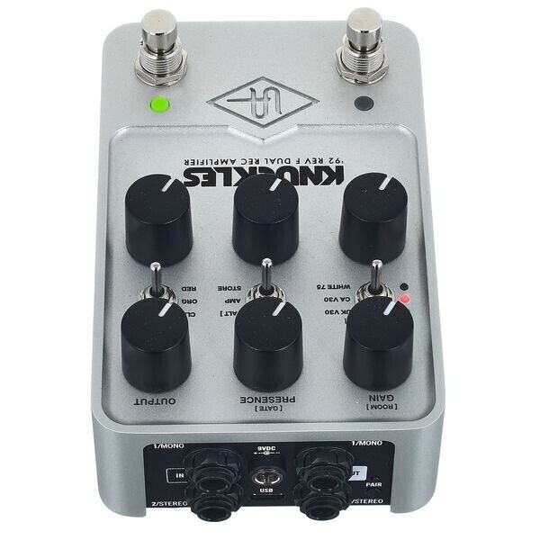 UNIVERSAL AUDIO UAFX Knuckles 92 Rev F Dual Rec Amplifier купить в