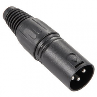Adam Hall Connectors 7850 - XLR Plug male black